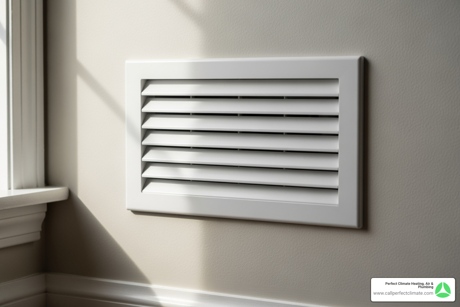 Clean air vents house